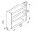 Regalsystem Cargo125x110x25cm (BxHxT)