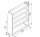 Regalsystem Cargo 125x140x25cm (BxHxT)