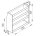 Regalsystem Cargo 125x110x32cm (BxHxT)