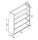 Regalsystem Kombi 130x140x42cm (BxHxT)
