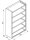 Regalsystem Box 100x160x42 (BxHxT)