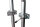 2x Anhänger Abstellstütze bis 1000kg 70cm + Klemmhalter